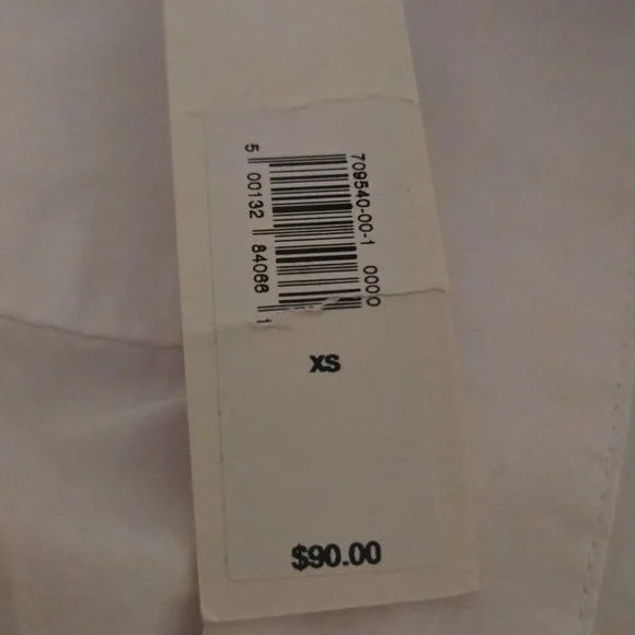 NWT Banana Republic Oversized White Popover Top - Picture 6 of 6